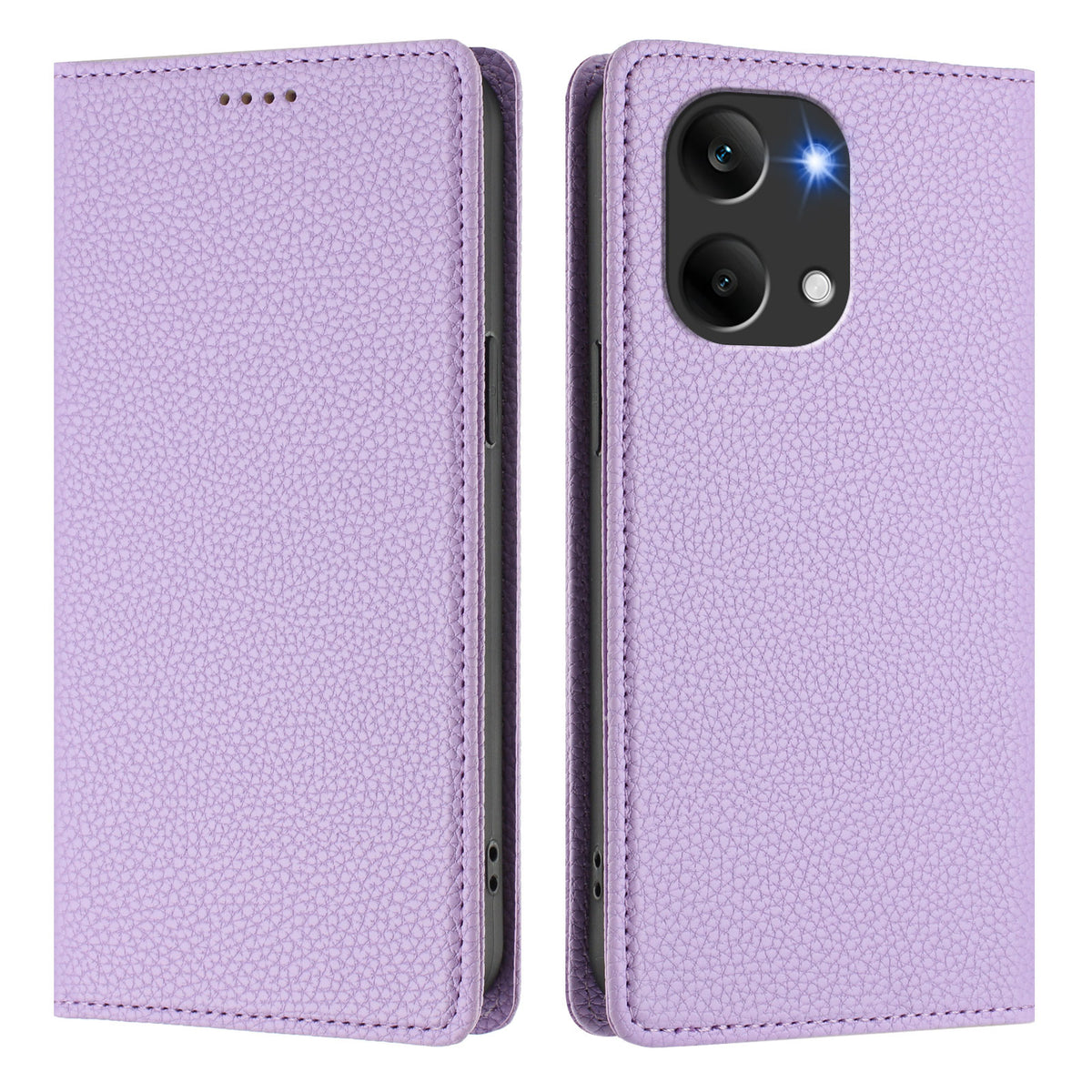 Xiaomi Poco X8 Pro Max 5G / Xiaomi Redmi Turbo 5 Max 5G Plånboksfodral RFID-blockerande Litchitexturerat läderfodral