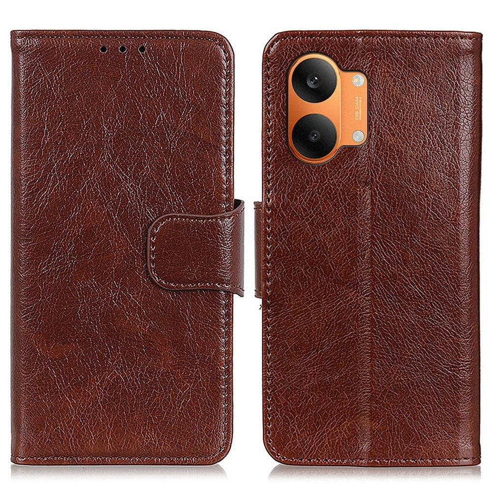 For Xiaomi Poco X8 Pro Max 5G / Redmi Turbo 5 Max 5G Case Nappa Texture Split Leather Wallet Phone Cover