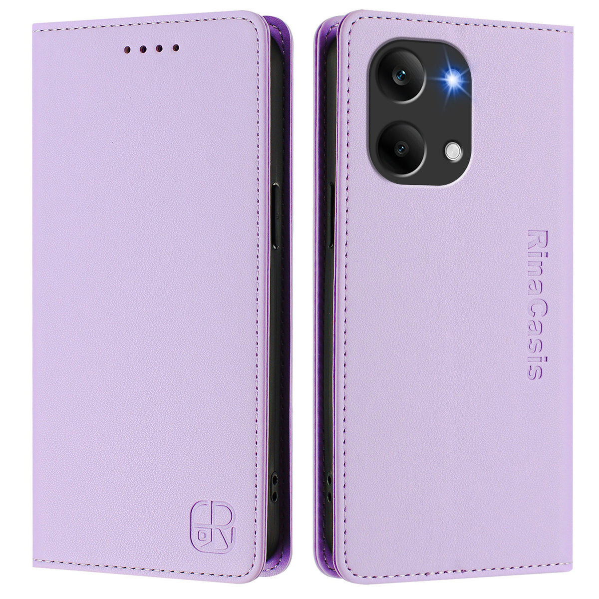 For Xiaomi Poco X8 Pro Max 5G / Xiaomi Redmi Turbo 5 Max 5G RINACASIS RC01 Leather Case Phone Cover with RFID Blocking Wallet Stand