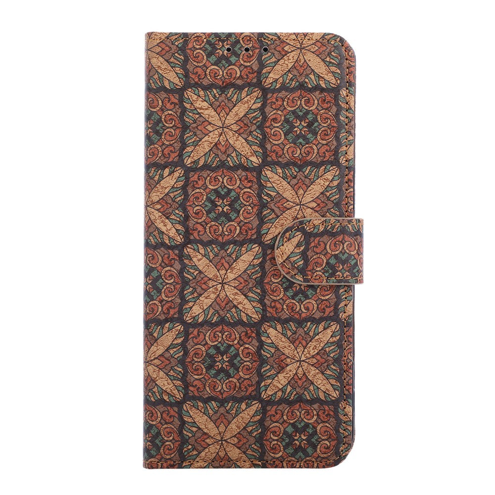 Leather Wallet Case for Xiaomi Poco X8 Pro 5G  /  Redmi Turbo 5 5G Bohemian-style TPU PU Phone Cover with Stand