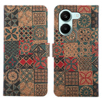 Leather Wallet Case for Xiaomi Poco X8 Pro 5G  /  Redmi Turbo 5 5G Bohemian-style TPU PU Phone Cover with Stand