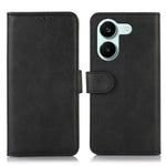 For Xiaomi Poco X8 Pro 5G / Redmi Turbo 5 5G Case Cowhide Texture Leather Wallet Phone Cover with Stand