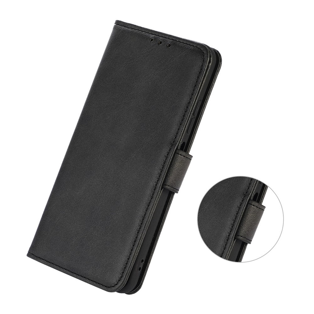 For Xiaomi Poco X8 Pro 5G / Redmi Turbo 5 5G Case Cowhide Texture Leather Wallet Phone Cover with Stand