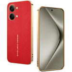 Xiaomi Redmi Turbo 5 Max 5G-skal med reptålig litchitextur i TPU-läder och PU-baksida