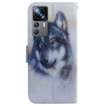 For Xiaomi 12T Pro 5G Pattern Printing Full Protection Phone Case PU Leather Wallet Stand Cover