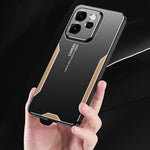 Oppo Reno15 F 5G mobilskal Aluminiumlegering TPU PC Bakstycke