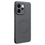 For Oppo Reno15 F 5G Magnetic Case Leather Coated TPU + PC Phone Cover