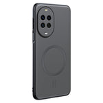 For Huawei nova 15 5G Magnetic Case Leather Coated TPU + PC Phone Cover