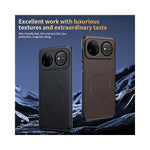 For Huawei nova 15 Ultra 5G Magnetic Case Leather Coated TPU + PC Phone Cover