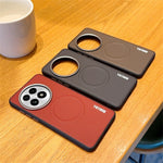 YUTANG for OnePlus 13 Magnetic Case Dot Pattern PC+TPU Shockproof Phone Cover