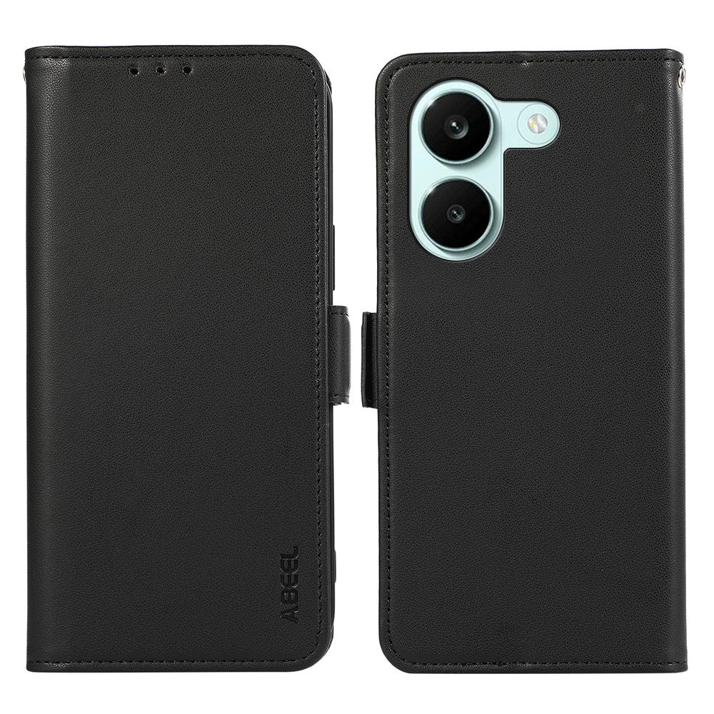 ABEEL For Xiaomi Redmi Turbo 5 5G  /  Poco X8 Pro 5G Case Leather Phone Cover with RFID Blocking Wallet