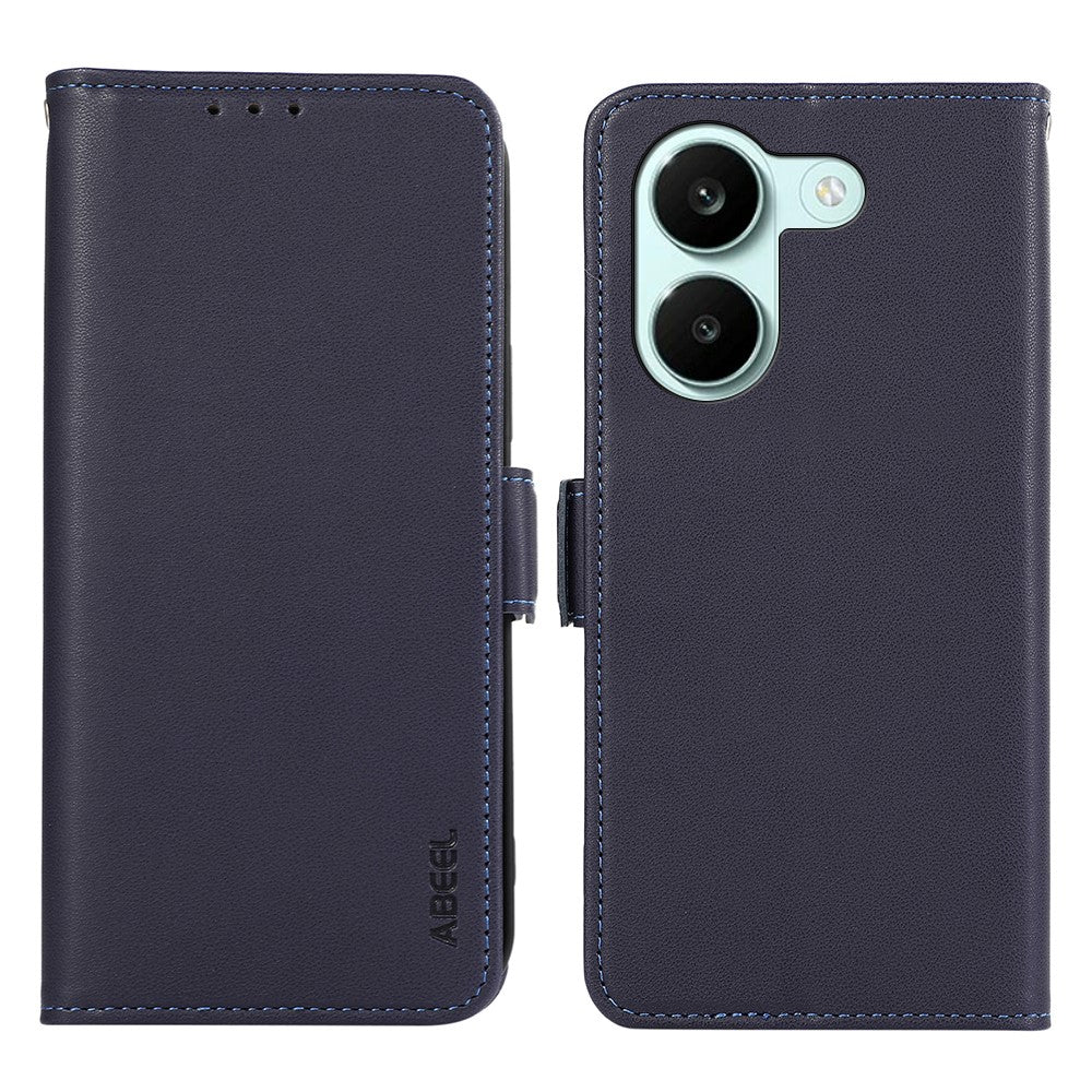 ABEEL For Xiaomi Redmi Turbo 5 5G  /  Poco X8 Pro 5G Case Leather Phone Cover with RFID Blocking Wallet