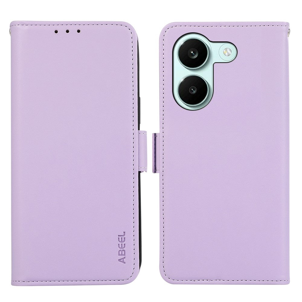 ABEEL For Xiaomi Redmi Turbo 5 5G  /  Poco X8 Pro 5G Case Leather Phone Cover with RFID Blocking Wallet