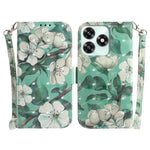 Case for Honor Play10A 4G  /  X5c Plus 4G  /  X5c 4G Pattern Printing Leather Wallet Phone Cover with Wrist Strap