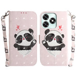 Case for Honor Play10A 4G  /  X5c Plus 4G  /  X5c 4G Pattern Printing Leather Wallet Phone Cover with Wrist Strap