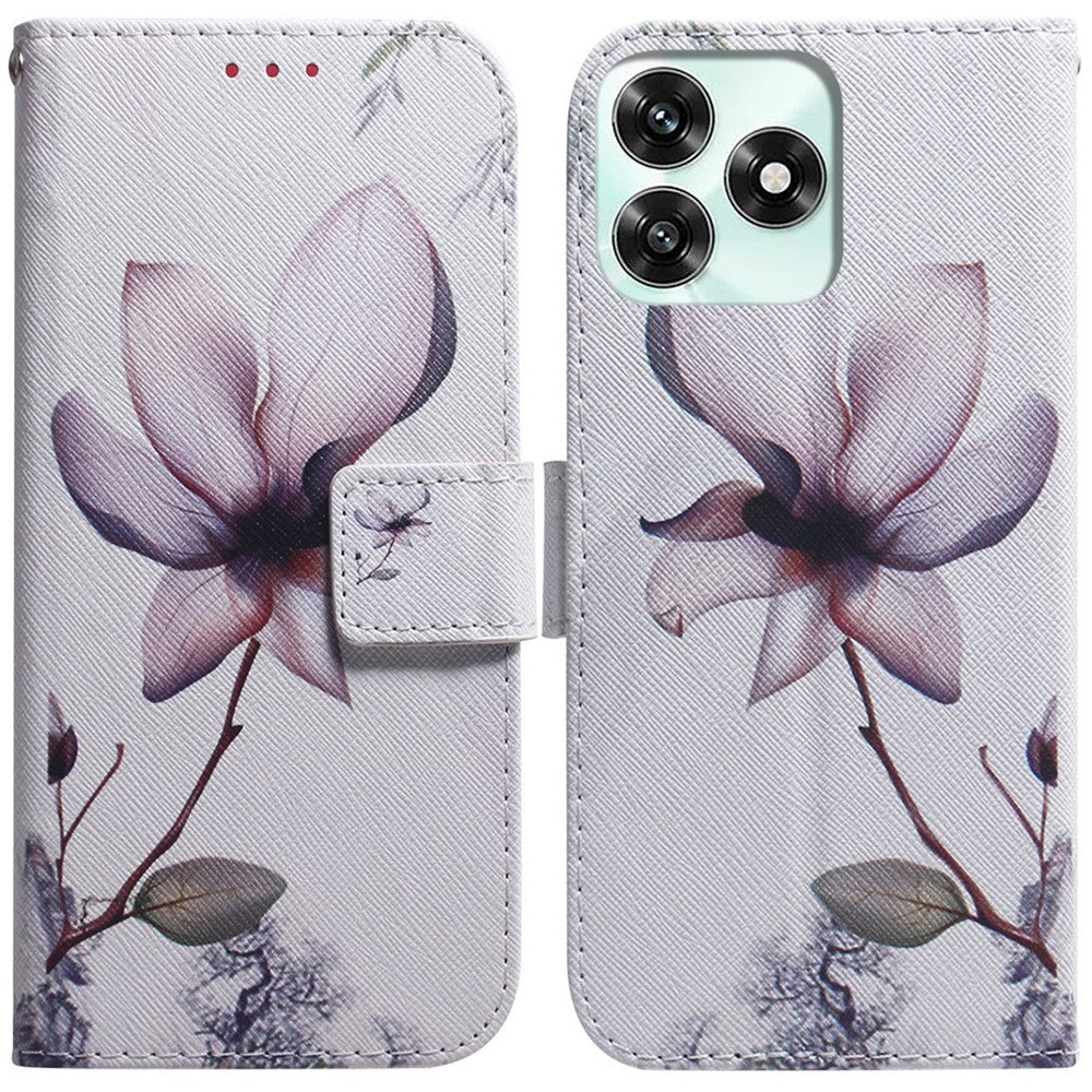 Wallet Case for Honor Play10A 4G  /  X5c Plus 4G  /  X5c 4G Pattern Print Leather Phone Cover