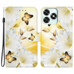 For Honor Play10A 4G / X5c Plus 4G / X5c 4G Pung Telefonetui Anti-fald Mønsterprint Læder Flip Cover med Rem