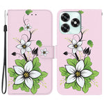 For Honor Play10A 4G / X5c Plus 4G / X5c 4G Pung Telefonetui Anti-fald Mønsterprint Læder Flip Cover med Rem