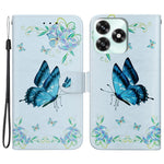 For Honor Play10A 4G / X5c Plus 4G / X5c 4G Pung Telefonetui Anti-fald Mønsterprint Læder Flip Cover med Rem