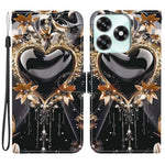 For Honor Play10A 4G  /  X5c Plus 4G  /  X5c 4G Wallet Case Pattern Printing Leather Stand Phone Cover with Strap