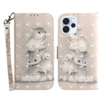 Case for Oppo Reno15 Pro Max 5G (Global) / Reno15 Pro 5G (China)  Pattern Printing Leather Wallet Phone Cover with Wrist Strap