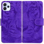Oppo Reno15 Pro Max 5G (Global) / Reno15 Pro 5G (Kina) fodral Tiger Imprint läderplånboksfodral