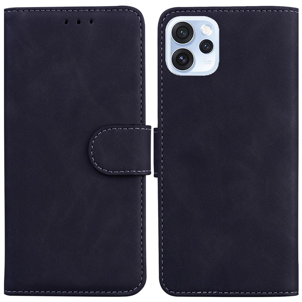 For Oppo Reno15 Pro Max 5G (Global)  /  Reno15 Pro 5G (China) Case Solid Color Leather Wallet Phone Cover
