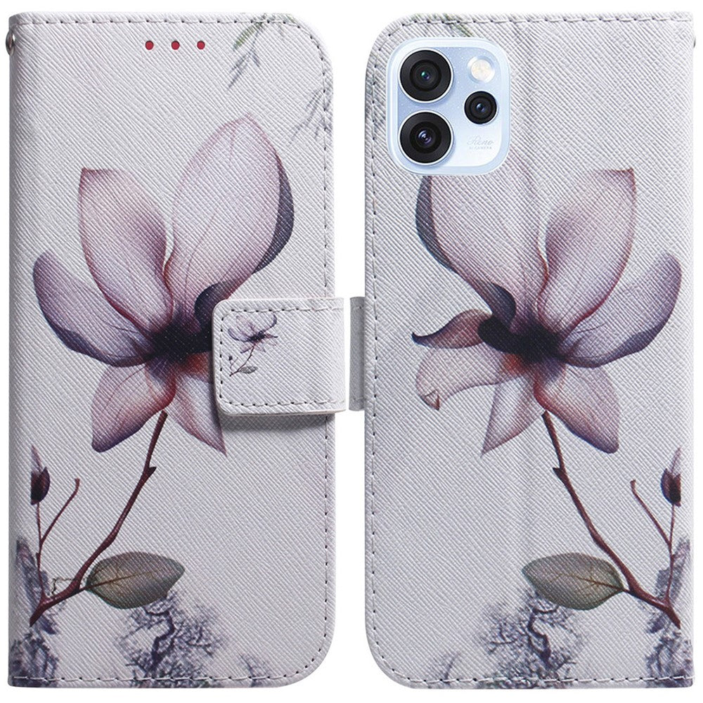 Wallet Case for Oppo Reno15 Pro Max 5G (Global)  /  Reno15 Pro 5G (China) Pattern Print Leather Phone Cover