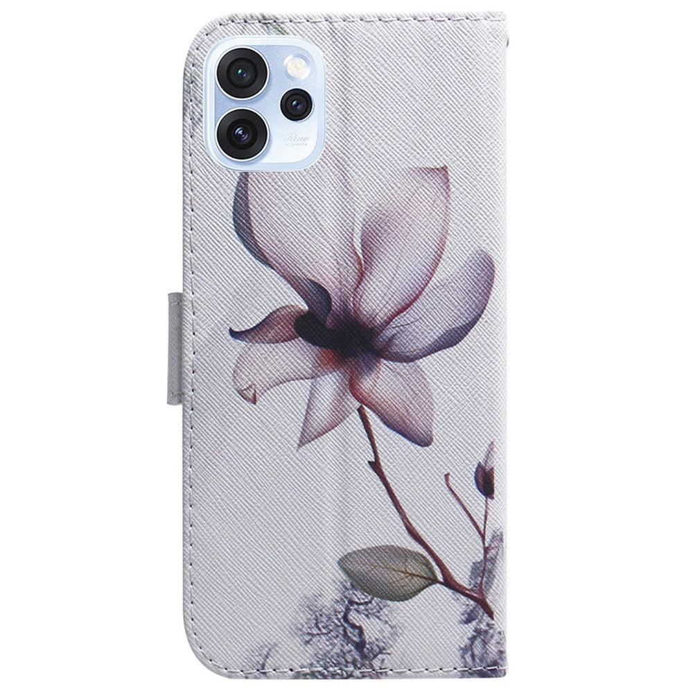 Wallet Case for Oppo Reno15 Pro Max 5G (Global)  /  Reno15 Pro 5G (China) Pattern Print Leather Phone Cover