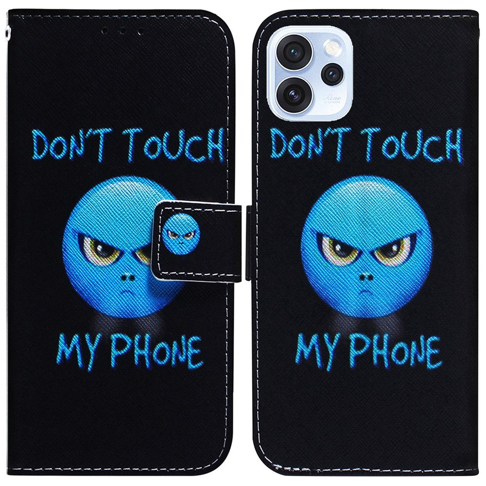 Wallet Case for Oppo Reno15 Pro Max 5G (Global)  /  Reno15 Pro 5G (China) Pattern Print Leather Phone Cover