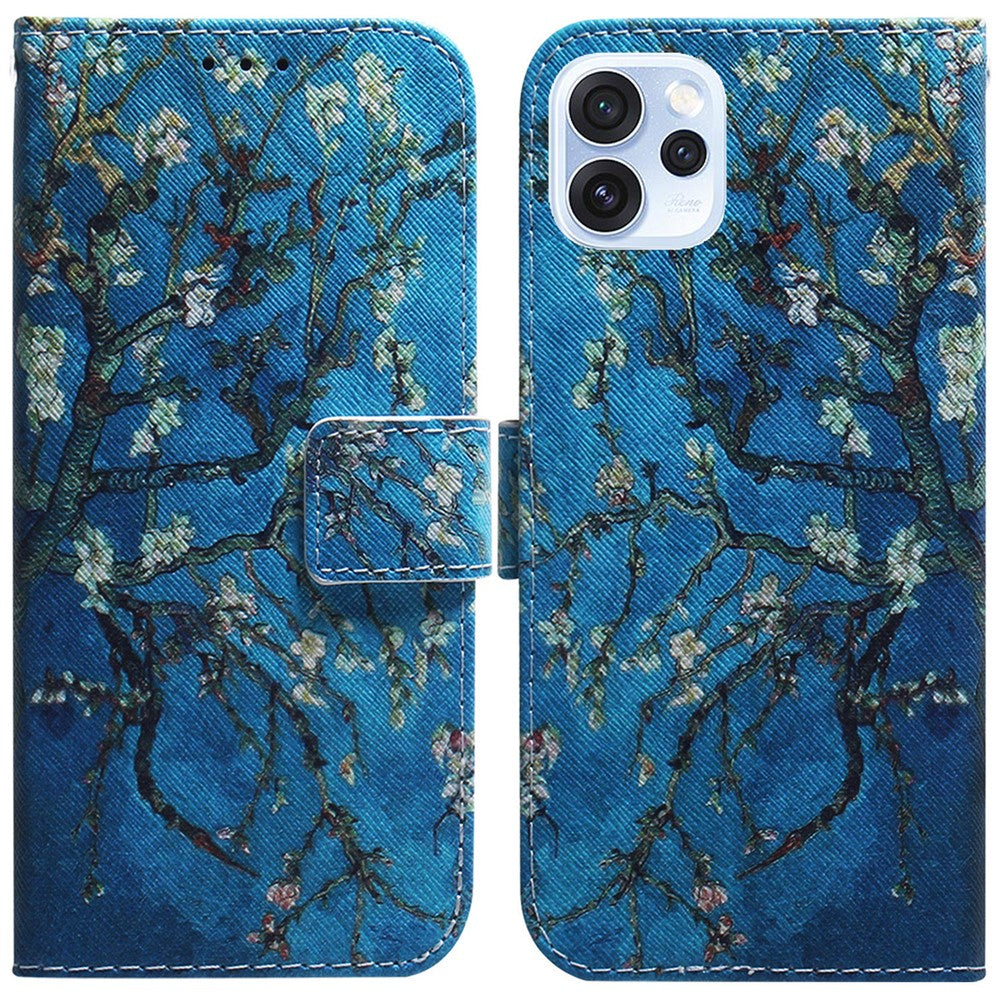 Wallet Case for Oppo Reno15 Pro Max 5G (Global)  /  Reno15 Pro 5G (China) Pattern Print Leather Phone Cover