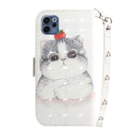 For Oppo Reno15 F 5G Case Pattern Printing Leather Wallet Phone Cover with Wrist Strap