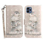 For Oppo Reno15 F 5G Case Pattern Printing Leather Wallet Phone Cover with Wrist Strap