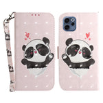 For Oppo Reno15 F 5G Case Pattern Printing Leather Wallet Phone Cover with Wrist Strap