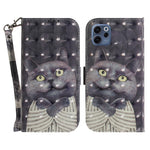 For Oppo Reno15 F 5G Case Pattern Printing Leather Wallet Phone Cover with Wrist Strap
