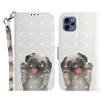 For Oppo Reno15 F 5G Case Pattern Printing Leather Wallet Phone Cover with Wrist Strap