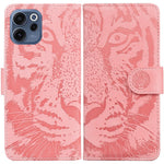 For Oppo Reno15 F 5G Case Tiger Imprint Leather Wallet Phone Cover
