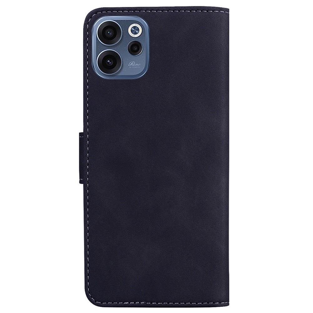 For Oppo Reno15 F 5G Case Solid Color Leather Wallet Phone Cover