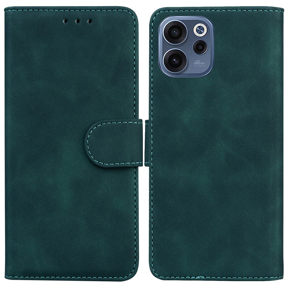 For Oppo Reno15 F 5G Case Solid Color Leather Wallet Phone Cover