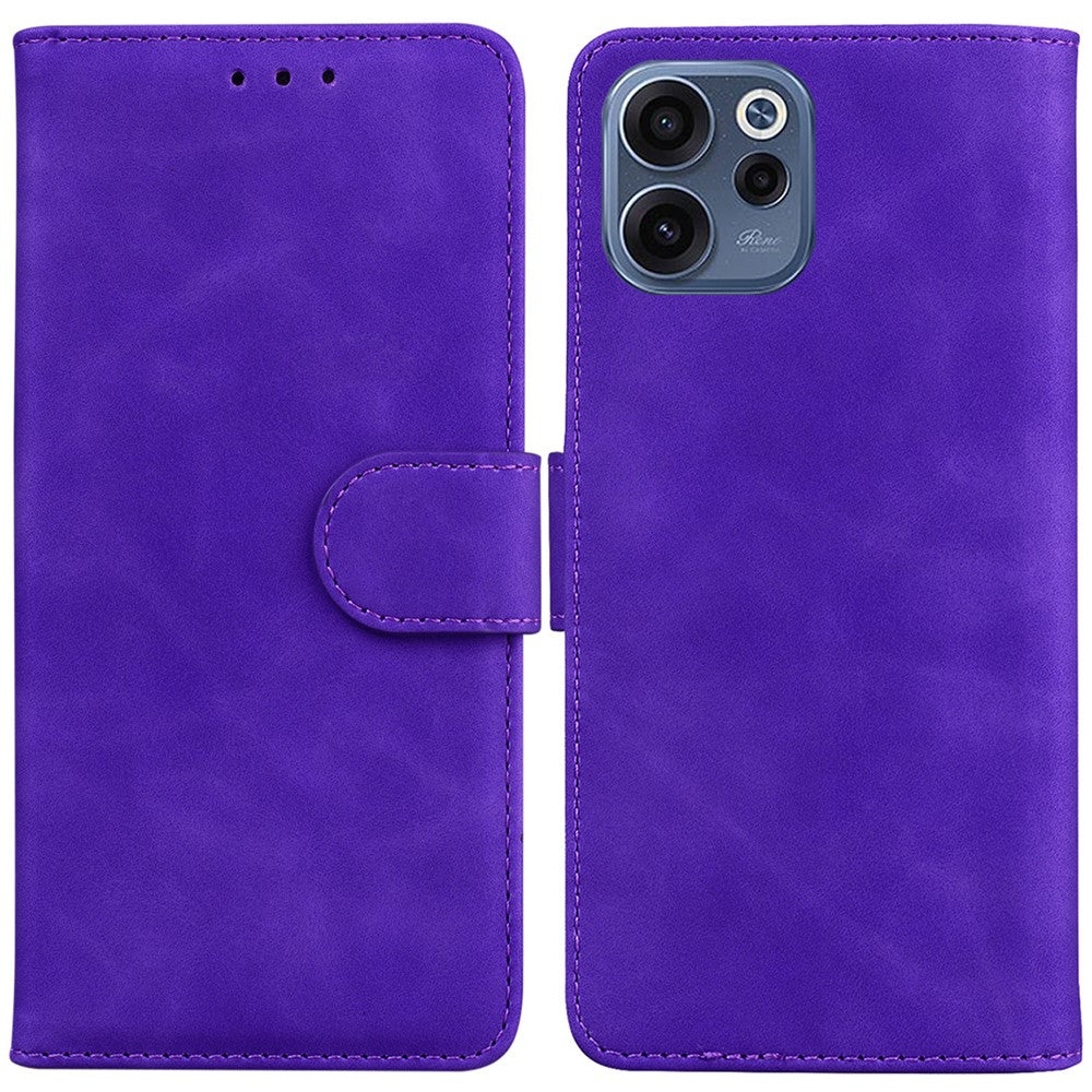 For Oppo Reno15 F 5G Case Solid Color Leather Wallet Phone Cover