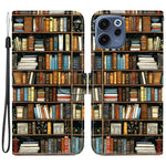 For Oppo Reno15 F 5G Leather Case Stand Wallet Pattern Printing Phone Cover with Wrist Strap