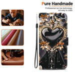 For Oppo Reno15 F 5G Wallet Case Pattern Printing Leather Stand Phone Cover with Strap