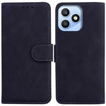 For Honor X8d 4G Case Solid Color Leather Wallet Phone Cover