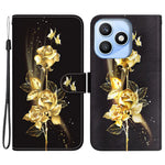 For Honor X8d 4G Wallet Phone Case Anti-Drop Pattern Printing Leather Flip Cover with Strap