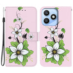 For Honor X8d 4G Wallet Phone Case Anti-Drop Pattern Printing Leather Flip Cover with Strap