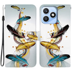 For Honor X8d 4G Case Pattern Printing Leather Flip Wallet Phone Cover with Lanyard
