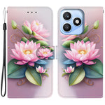For Honor X8d 4G Case Pattern Printing Leather Flip Wallet Phone Cover with Lanyard