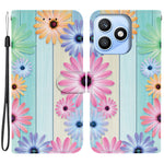 For Honor X8d 4G Case Pattern Printing Leather Flip Wallet Phone Cover with Lanyard