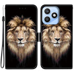 For Honor X8d 4G Case Pattern Printing Leather Flip Wallet Phone Cover with Lanyard