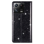 For Xiaomi 13 Pro 5G Glitter Sequins PU Leather Phone Case Card Holder Shockproof Stand Phone Cover